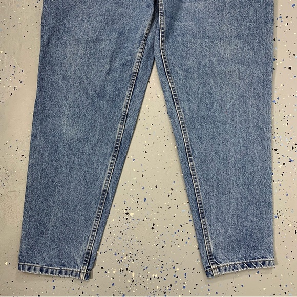 Vintage 80s Gitano Stonewash Blue Jeans High Waist Tapered Leg 12 Petite 30"x28" - Picture 5 of 12